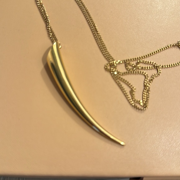 Michael Kors Gold Tusk Necklace - Picture 3 of 3